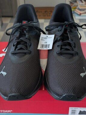 PUMA Disperse Men's Sneakers SoftFoam Training Shoes, Black, Size 11 New In Box